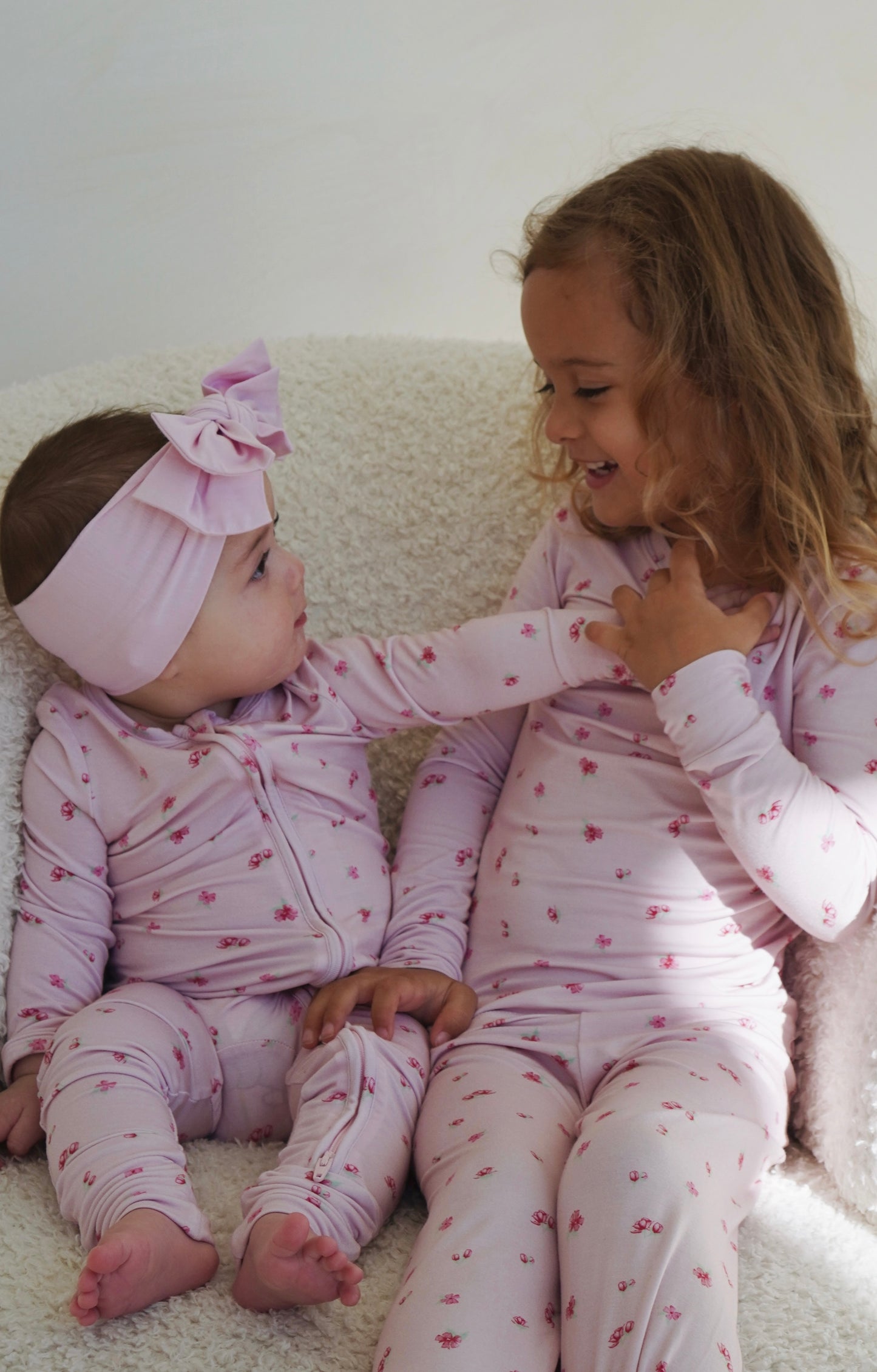 Bamboo Zip Romper - Ditsy Florals
