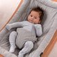 Bamboo Footed Sleeper - Stone