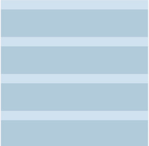 Bamboo Zip Onesie - Blue Stripes