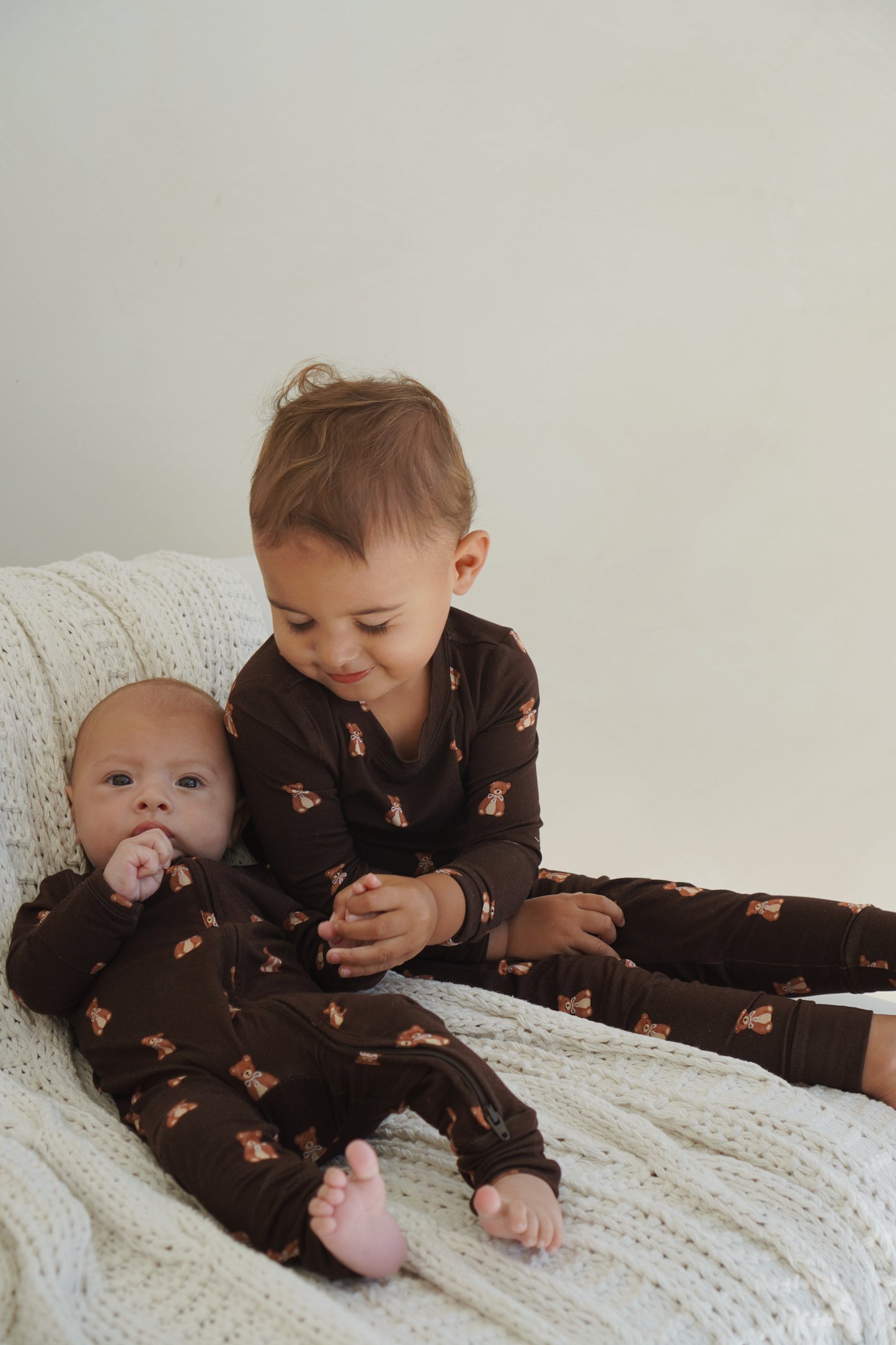 Zip Romper - Teddies