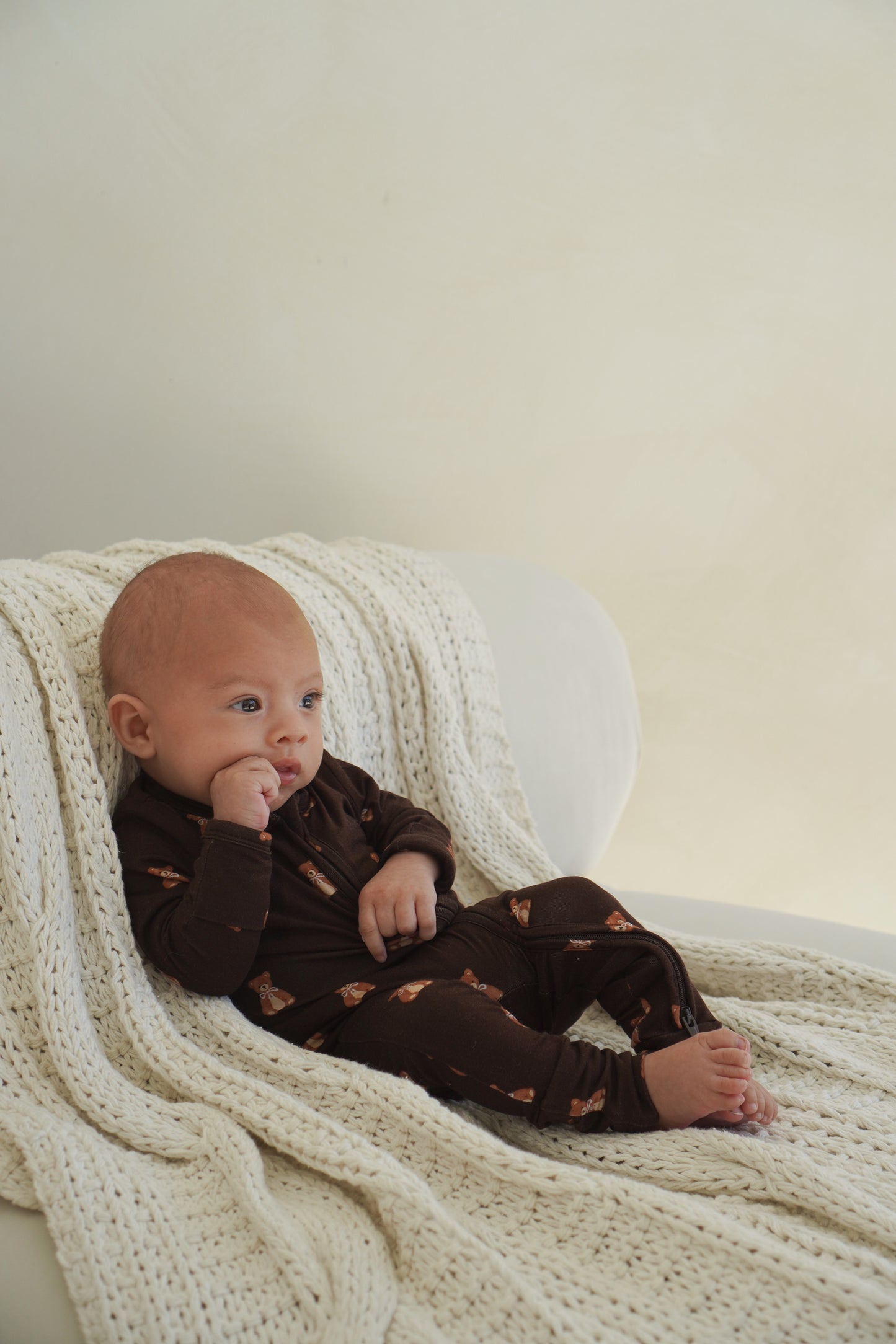 Zip Romper - Teddies