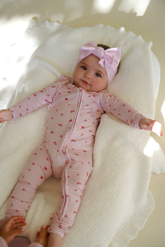 Bamboo Zip Romper - Ditsy Florals